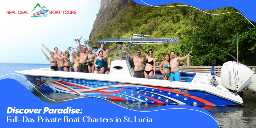 Full-Day Private Boat Charters in St. Lucia